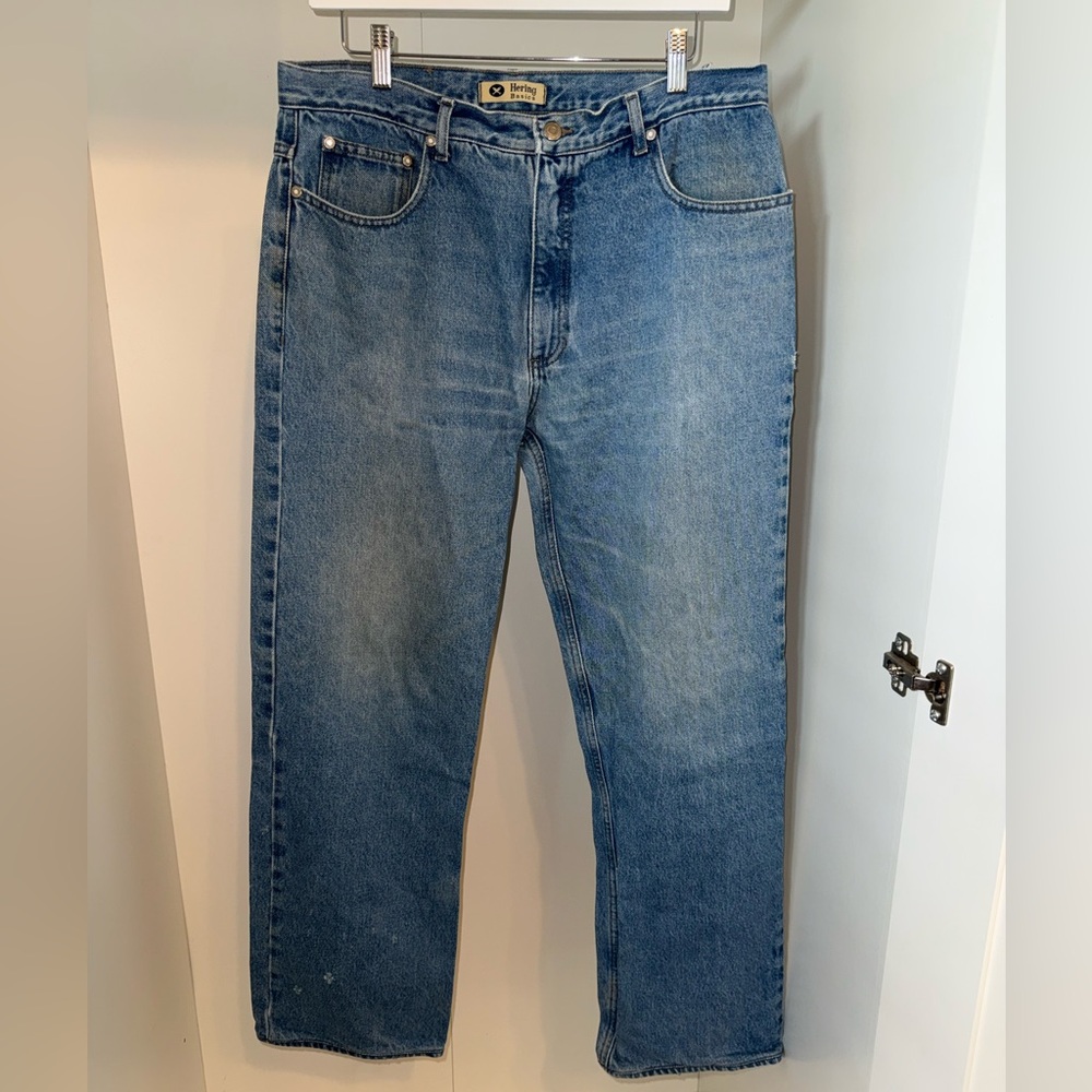 Men's Blue Straight Jeans